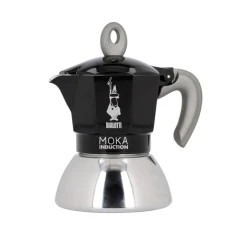 Гейзерна кавоварка Bialetti New Moka Induction 6 чашок Black (8006363029094)