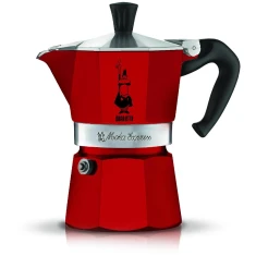Гейзерна кавоварка Bialetti Moka Express 3 чашки Red (8006363103657)