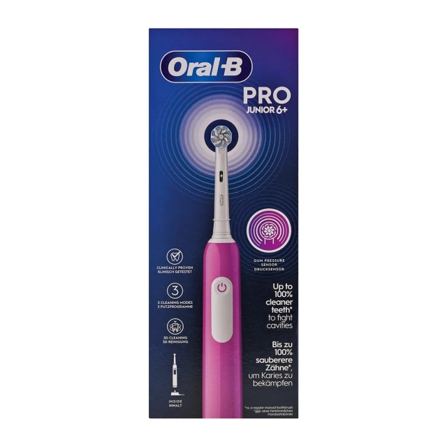 Електрична зубна щітка Braun Oral-B Pro Junior Purple (8006540742891)