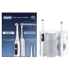 Електрична зубна щітка Oral-B iO6 з іригатором OxyJet 5 режимів 2 шт White (8006540841204)