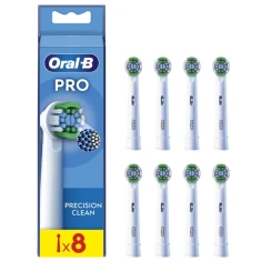 Насадки для зубної щітки Oral-B EB20RX-8 Precision Clean 8 шт White (8006540847459)