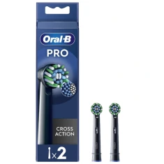 Насадки для зубної щітки Oral-B Cross Action EB50BRX-4 4 шт Black (8006540847671)