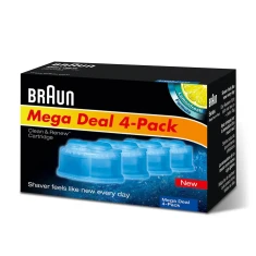Картриджі для очищувальної станції Braun Clean and Renew CCR4 4 шт (8006540985090)