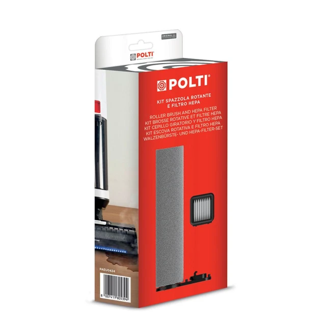 Набір ролікова щітка та фільтр Polti HEPA для Polti RollySteam (8007411805394)