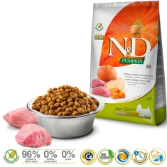 Сухий корм для собак Farmina N&D Grain Free Pumpkin Adult Mini з кабаном і яблуком 800 г (8010276033215)