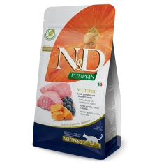Сухий корм для котів Farmina N&D Pumpkin Neutered Adult з ягням і чорницею 300 г (8010276040121)