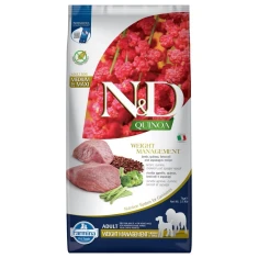 Сухий корм для собак Farmina N&D Quinoa Weight Management з ягням 7 кг (8010276042026)