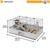 Клітка для гризунів FERPLAST Modular 2 109 x 72 x 56 см (8010690214245)
