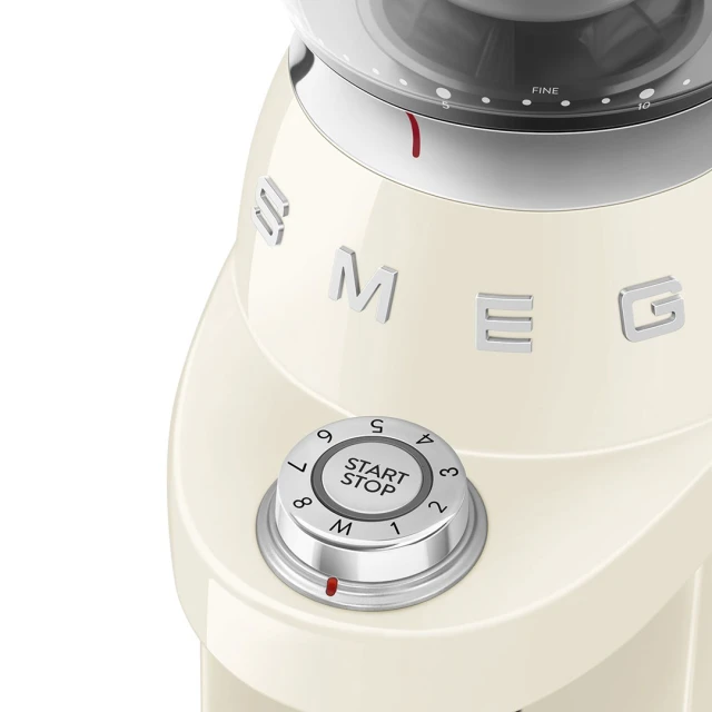 Кофемолка жерновая Smeg CGF03CREU (8017709355272)