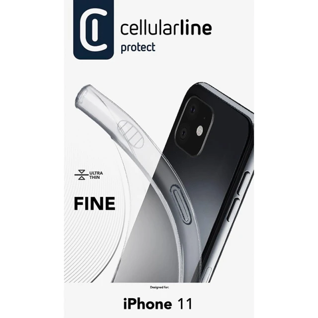 Чохол Cellularline Fine iPhone 11 Clear (FINECIPHXR2T)