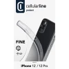 Чохол Cellularline Fine для iPhone 12 / iPhone 12 Pro Clear (FINECIPH12MAXT)