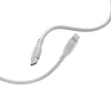 Кабель Cellularline Soft Cable USB-C to Lightning 1.2 m Grey (USBDATASOFTC2LMFID)