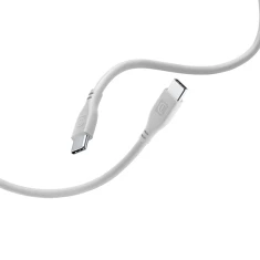 Кабель Cellularline Soft Cable USB-C to USB-C 1.2 m Grey (USBDATASOFTC2CD)