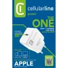 Зарядний пристрій Cellularline The One USB-C Power Delivery 30W White (ACHIPHUSBCPD30WW)