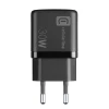 Зарядний пристрій Cellularline Multipower Micro GaN USB-C & USB-A Power Delivery 30W Black (ACHUSBGAN2PD30WK)