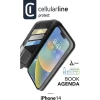 Чохол Cellularline Book Agenda для iPhone 14 Black (BOOKAG2IPH14K)
