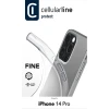 Чехол Cellularline Fine для iPhone 14 Pro Clear (FINECIPH14PROT)