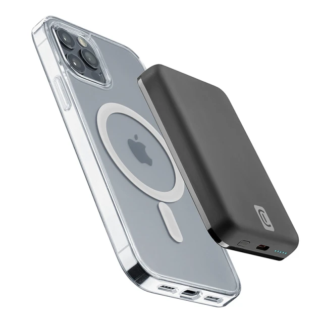 Power Bank Cellularline MAG 5000 5000mAh 7.5W Black (PBMAGSFCOL5000WIRK)