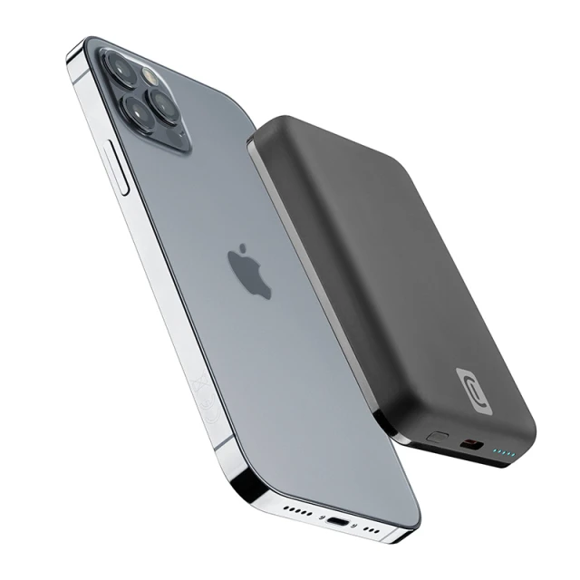 Power Bank Cellularline MAG 5000 5000mAh 7.5W Black (PBMAGSFCOL5000WIRK)