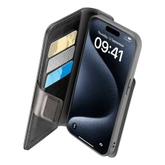 Чохол Cellularline Book Agenda для iPhone 15 Pro Max Black (BOOKAG2IPH15PRMK)