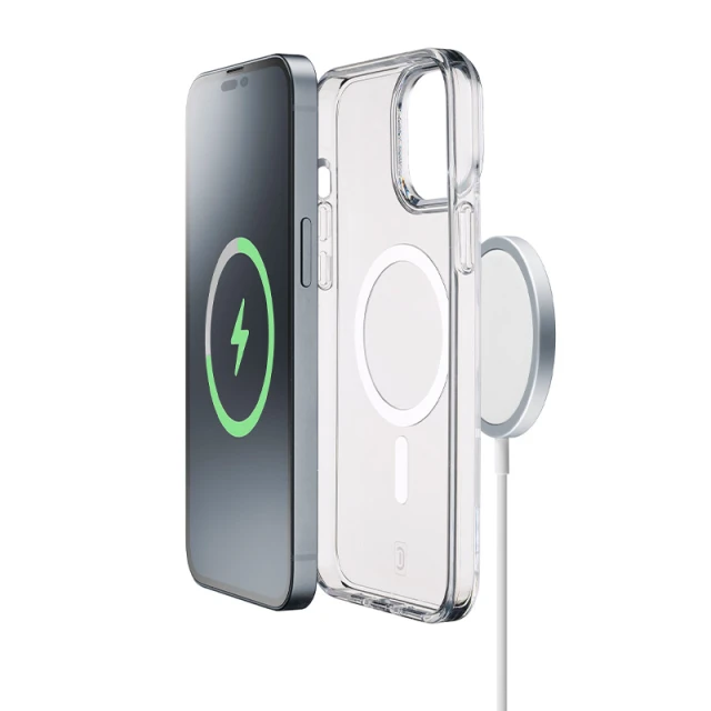 Чохол Cellularline Gloss Mag для iPhone 15 Pro Transparent (GLOSSMAGIPH15PROT)