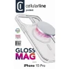 Чохол Cellularline Gloss Mag для iPhone 15 Pro Transparent (GLOSSMAGIPH15PROT)