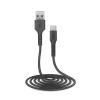 Кабель SBS USB-A - Micro-USB 2 м Black (8018417233425)