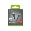 Кабель SBS USB-A - USB-C 1m Black (8018417245923)