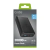 Павербанк SBS Puro Fast 20000 mAh 2x USB-A + 1x USB-C Black (8018417293948)