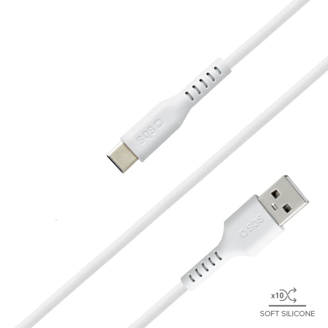 Кабель SBS USB-A - USB-C 1.5m White (8018417310447)