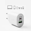 Мережевий зарядний пристрій SBS TETRPD20W 20W USB-A USB-C White (8018417324079)