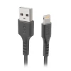 Кабель SBS TECABLEUSBIP589K USB-A - Lightning 1m з сертифікатом MFi Black (8018417327445)