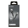 Кабель SBS TECABLEUSBIP589K USB-A - Lightning 1m з сертифікатом MFi Black (8018417327445)