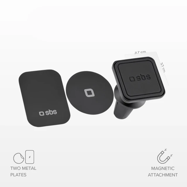 Автотримач SBS Black with MagSafe (8018417328862)