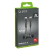 Кабель спіральний SBS TECABLETYPCCSK USB-C - USB-C 0,5m Black (8018417434686)
