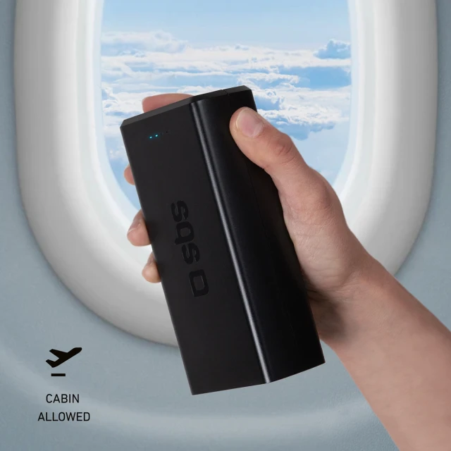 Powerbank SBS 30000 mAh 2 x USB-C 2 x USB-A Black (8018417435775)