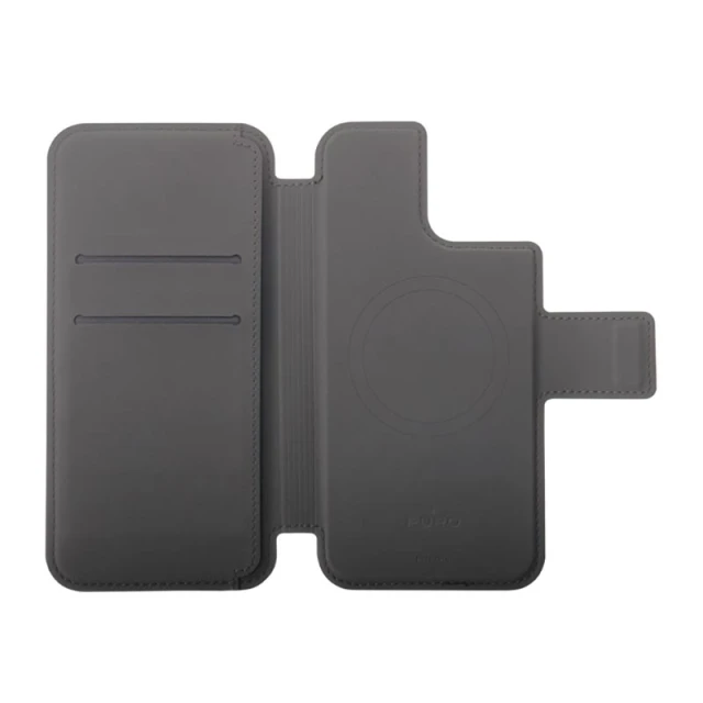 Чохол Puro Folio для iPhone 14 Plus / 12 Pro Max Black with MagSafe (PUIP67MAGFOLIOBLK)