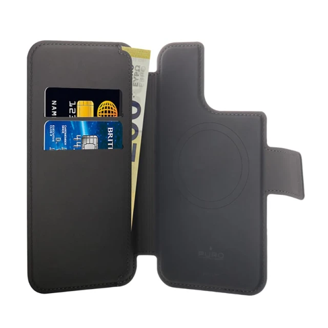 Чохол Puro Folio Case для iPhone 14 Pro Black (PUIP61PMAGFOLIOBLK)