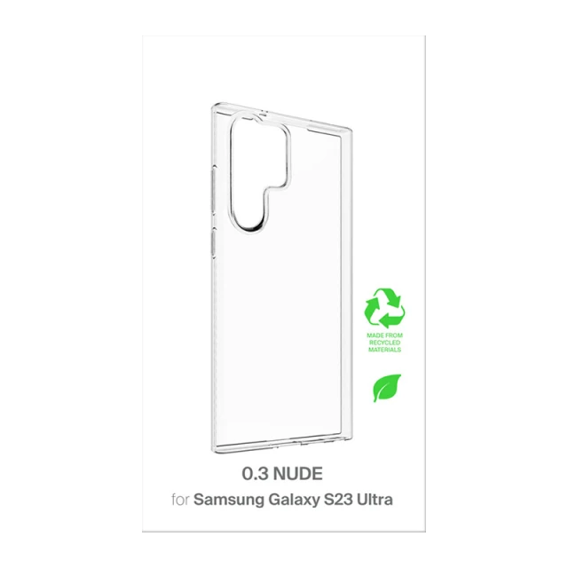 Чохол Puro Nude 0.3 Samsung Galaxy S23 Ultra Transparent (PUSGS23U03NUDETR)