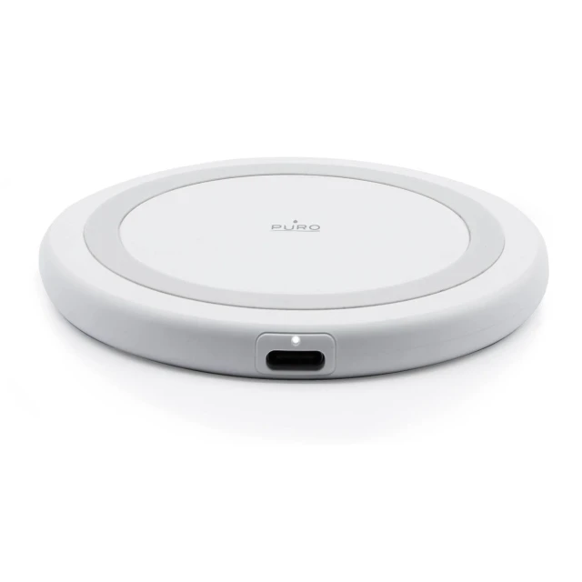 Беспроводная зарядная станция Puro Wireless Charging Station QI White (PUFCCSQI10W2WHI)