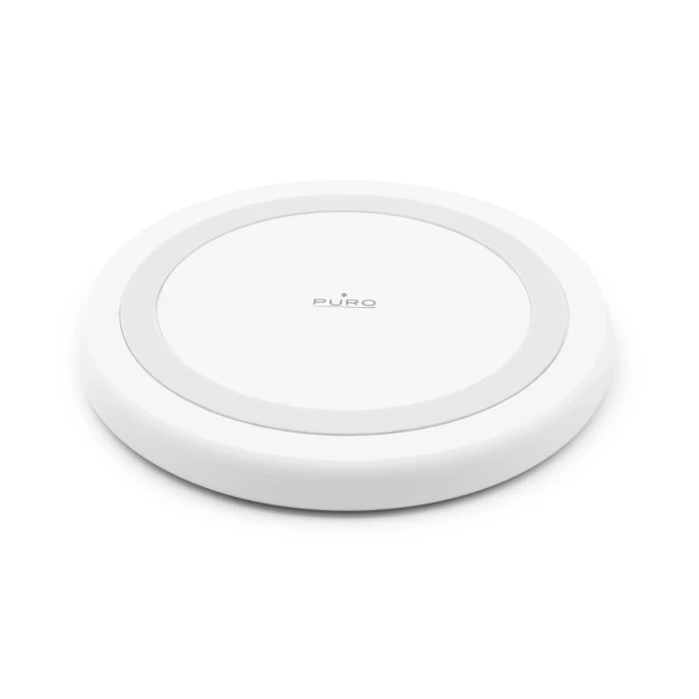 Беспроводная зарядная станция Puro Wireless Charging Station QI White (PUFCCSQI10W2WHI)
