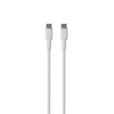 Кабель Puro Icon Soft Cable USB-C to USB-C 1.5 m White (PUUSBCUSBCICONWHI)
