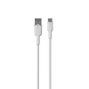 Кабель Puro Icon Soft Cable USB-A to USB-C 1.5 m White (PUUSBCICONWHI)