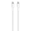 Кабель Puro Fabric USB-C to USB-C 1.2m White (PUCUSBCUSBCFABK4WHI)