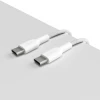 Кабель Puro Fabric USB-C to USB-C 1.2m White (PUCUSBCUSBCFABK4WHI)