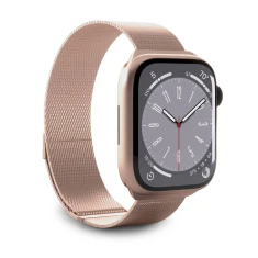 Ремешок Puro Milanese Magnetic Band для Apple Watch Series 11/10 42 mm | Series 9/8/7 41 mm | 6/5/SE 40 mm | 3/2/1 38 mm Rose Gold (PUMILAW40ROSE)