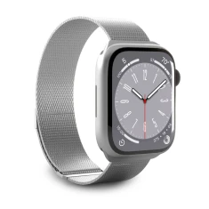 Ремешок Puro Milanese Magnetic Band для Apple Watch Series 11/10 42 mm | Series 9/8/7 41 mm | 6/5/SE 40 mm | 3/2/1 38 mm Silver (PUMILAW40SIL)