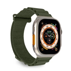 Ремінець Puro Extreme Band для Apple Watch Ultra 3/2/1 49 mm | Series 11/10 46 mm | Series 9/8/7/6/5/4/SE 45 mm | 44 mm Green (PUAW44EXTREMEDKGRN)