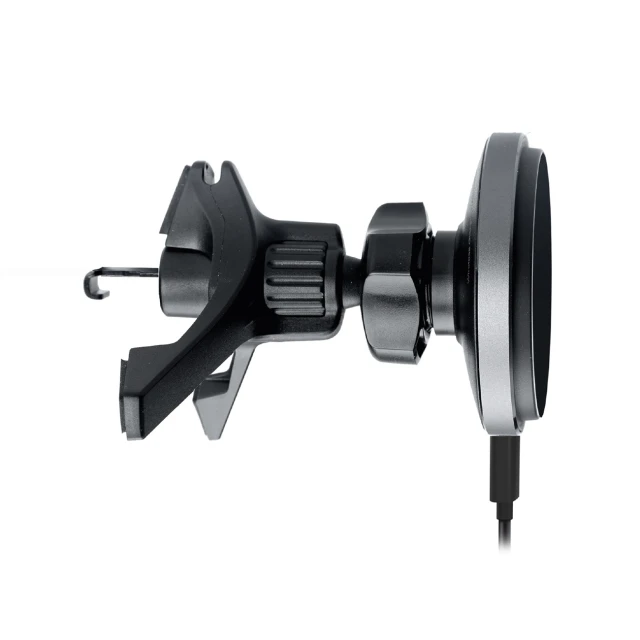 Автотримач SBS з бездротовою зарядкою 15W на дефлектор Black with MagSafe (8018417445231)