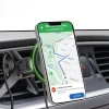 Автотримач SBS з бездротовою зарядкою 15W на дефлектор Black with MagSafe (8018417445231)